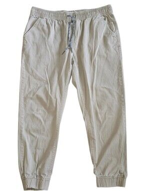 Sovereign Code Men's Khaki  Drawstring Jogger Pants Size L